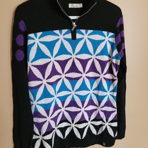 Neve Wool Sweater XL women's 1/4 zip